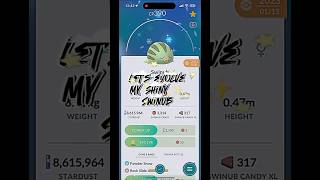 Let’s Evolve My Shiny ✨ swinub pokemongo pokemon shinypokemon niantic games gamer videogames [upl. by Ian869]