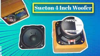 Sweton 4 Inch Woofer Unboxing And Sound Test  Sweton Woofer Speaker [upl. by Acisseg]