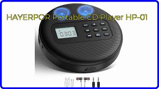 REVIEW 2024 HAYERPOR Portable CD Player HP01 ESSENTIAL details [upl. by Ewall948]