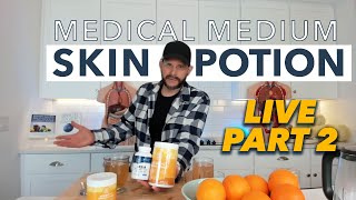 Making The MM Skin Potion  PART 2 of Livestream Protect Your Skin Health With Skin Potion [upl. by Lynnworth]