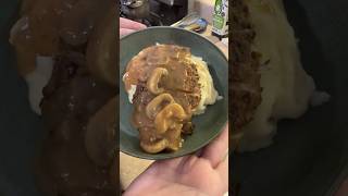 Chicken amp potatoes with mushroom gravy cooking food dinner asmr recipe mushroomgravy [upl. by Ioves309]