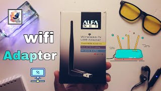 USB WiFi Receiver For Desktop PC  ALFA NET  Wearless USB Adapter  Windows amp MAC  Free WiFi 2020 [upl. by Maurilia339]