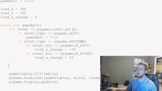 Pygame Python Game Development Tutorial  8  Moving Objects [upl. by Aubine]