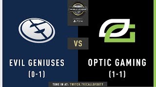 Evil Geniuses vs OpTic Gaming  CWL Pro League 2019  Division A  Week 1  Day 3 [upl. by Faustina779]