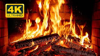 🔥 Cozy Fireplace 4K 12 HOURS Fireplace with Crackling Fire Sounds Crackling Fireplace 4K [upl. by Waylan]