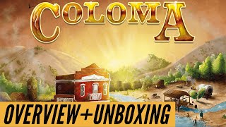 Coloma  DELUXE Version  Kickstarter  Overview  Unboxing [upl. by Eleon950]