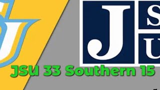 Jackson State Runs Through Southern 3315 [upl. by Itsirhc]