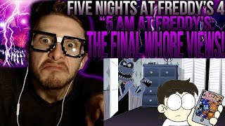 Vapor Reacts 166  FNAF ANIMATION quot5 AM at Freddys The Final Whore Viewsquot by PieMations REACTION [upl. by Eoj742]