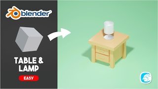 Create a 3D Table in Blender 30 [upl. by Calysta]