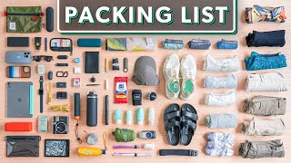 The Ultimate Vacation Packing List  72 Essentials For Minimalist Carry On Travel [upl. by Annaig860]