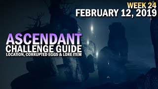 Ascendant Challenge Solo Guide February 12 2019  Corrupted Eggs amp Lore Location Week 24 [upl. by Elia]