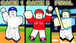 Playing EVERY Roblox BASEBALL GAME in ONE VIDEO [upl. by Beebe]