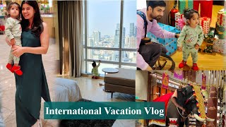 International Vacation with baby❤️Kahaa ae hai humlog  VLOG DAY 1 [upl. by Otrebilif]