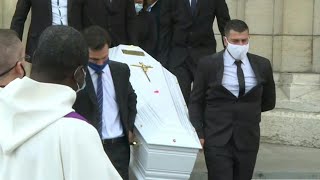 Funeral held for French student found drowned near her home  AFP [upl. by Zakarias]