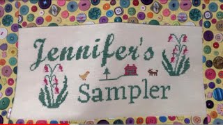 Whitman’s Sampler finish C Devine reproduction sampler “nearly finished” and a history lesson [upl. by Jovitta]