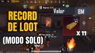 RECORD DE LOOT EN MODO SOLO  METRO ROYALE [upl. by Savvas]