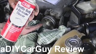 How To Clean Throttle Body  CRC Throttle Body and Air Intake Cleaner Review  Porsche 944 Turbo [upl. by Acillegna]