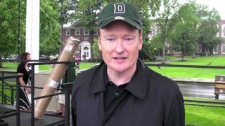 Conan OBrien Rehearses for His Dartmouth Commencement Address [upl. by Rezzani]