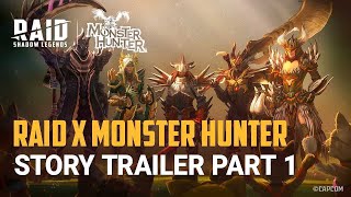 RAID Shadow Legends x Monster Hunter  Story Trailer Pt 1 [upl. by Atnuahsal]