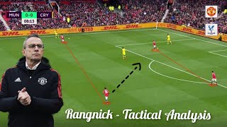 Rangnick Tactical Analysis against Crystal Palace  Gegenpressing Viera got Dominated by Ralf [upl. by Malaspina]