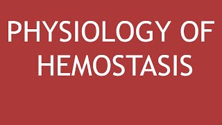 Physiology of Hemostasis  Dr Shikha Parmar [upl. by Elery]