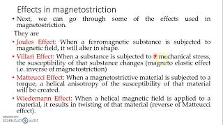 magnetostrictive materials [upl. by Soo]