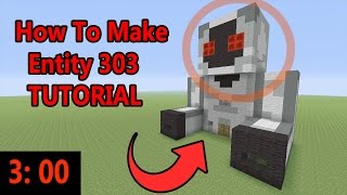 Minecraft Tutorial  How To Make A Entity 303 Survival House at 300 AM [upl. by Stoops]