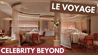 Celebrity Beyond Dining Review  Le Voyage  Specialty Dining Restaurant [upl. by Mallon]