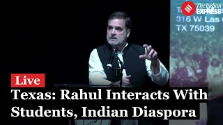 LIVE Rahul Gandhi Addresses Indian Diaspora And University Students In Dallas USA [upl. by Notac]