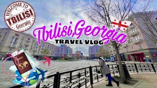 TbilisiGeorgia Travel Vlog🇬🇪 Prt 1My first snow experience [upl. by Ynnavoeg180]