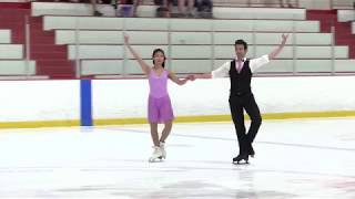 Willow Waltz Ice Dance  ISI Worlds Boston 2018 [upl. by Hegyera]