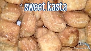 Kolkata Style Sweet Kasta  How To Make Kasta [upl. by Aniad]