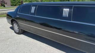 Black Lincoln Town Car Limousine  Lake Erie Limo  4407496090 [upl. by Anaila]