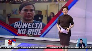 24 Oras Weekend Mga tirada at banta ni VP Sara Duterte [upl. by Nihhi]