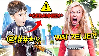 broertje vs meisje in gta roleplay loopt uit de hand GEBANNED [upl. by Philander]