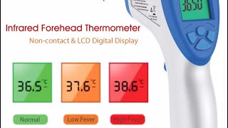 Lerkonn non contact infared Thermometer Forehead Body Digital [upl. by Pate]