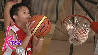 Kris TV Bimby shows his dribbling and shooting skills [upl. by Puto]