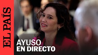 DIRECTO  Isabel Díaz Ayuso inaugura la exposición Bolivariano  EL PAÍS [upl. by Avenej]