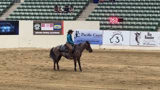 Reno Snaffle Bit Futurity Blu Suede Shoes and Deb [upl. by Neelehtak]