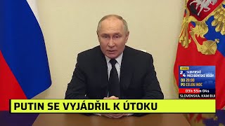 Putin v projevu k národu Útočníci se pokoušeli uprchnout na Ukrajinu [upl. by Balliol]