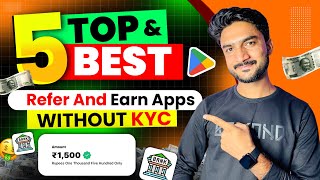 Top 5 Refer And Earn App Without KYC  Best Refer And Earn App  Refer And Earn App  Refer And Earn [upl. by Navinod]