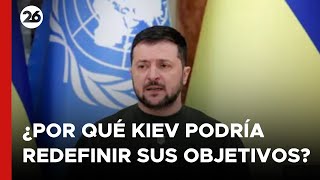 ¿Por qué Ucrania podría redefinir sus objetivos en la guerra contra Putin [upl. by Yhtimit]