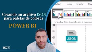 Creando un archivo JSON para paletas de colores en Power BI [upl. by Yrellam]