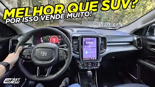 TEST DRIVE FIAT TORO VOLCANO 2024 EXPLICOU PORQUE É LÍDER HÁ ANOS POTÊNCIA CONFORTO E BONS ITENS [upl. by Porcia]