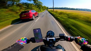 Fast POV Ride on the Trident 660  Zard Exhaust and Quickshifter 4K [upl. by Ahseneuq196]