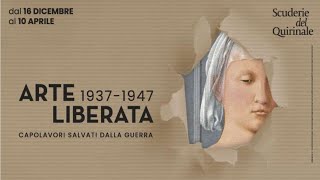 Arte liberata presentazione della mostra alle Scuderie del Quirinale [upl. by Ardisj]