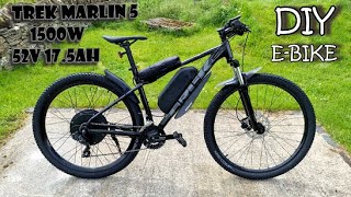 My First EBIKE Build TREK Marlin 5 29er [upl. by Benil63]