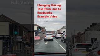 Driving Test Route Change due to Roadworks or Traffic Conditions Example Video shorts examiner uk [upl. by Keung652]