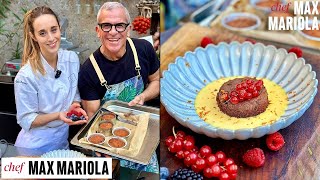 TORTA CAPRESE AL CIOCCOLATO e Crema Inglese  Ricetta di Giulia e Chef MaxMariola [upl. by Nongim875]