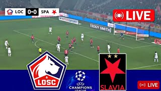 LIVE  Lille vs Slavia Praha  Uefa Champions League Qualification 2024  gameplay pes21 [upl. by Redmond]